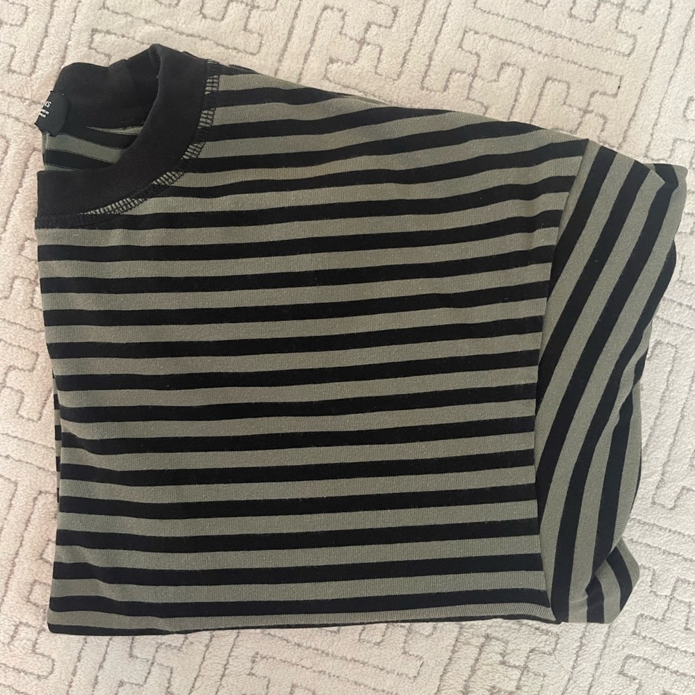 LIONESS Bloom Long Sleeve Forest Stripe Oversize XXS halloween - Picture 2 of 10